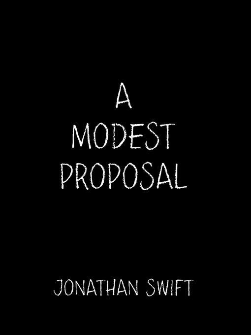 Cover image for A Modest Proposal